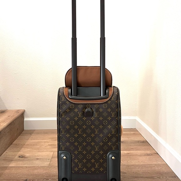 Authentic LOUIS VUITTON Eole 50 LV Monogram Duffel Rolling Travel Bag, Like NEW! - Picture 15 of 17